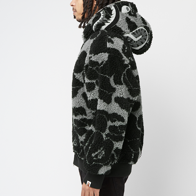 A Bathing Ape Abc Camo Boa Shark Relaxed Fit Full Zip Hoodie camouflage 85289 3