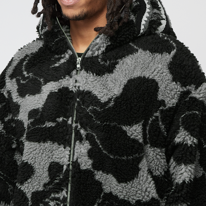 A Bathing Ape Abc Camo Boa Shark Relaxed Fit Full Zip Hoodie camouflage 85289 6