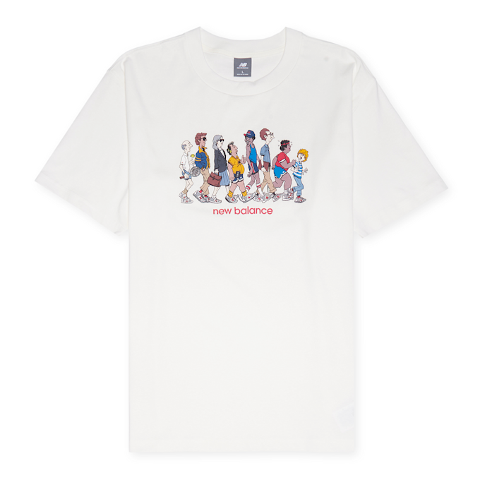 New Balance Athletics Relaxed Archive Walk T-Shirt white 85313 1