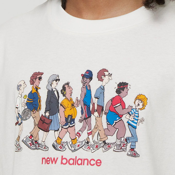 New Balance Athletics Relaxed Archive Walk T-Shirt white 85313 5