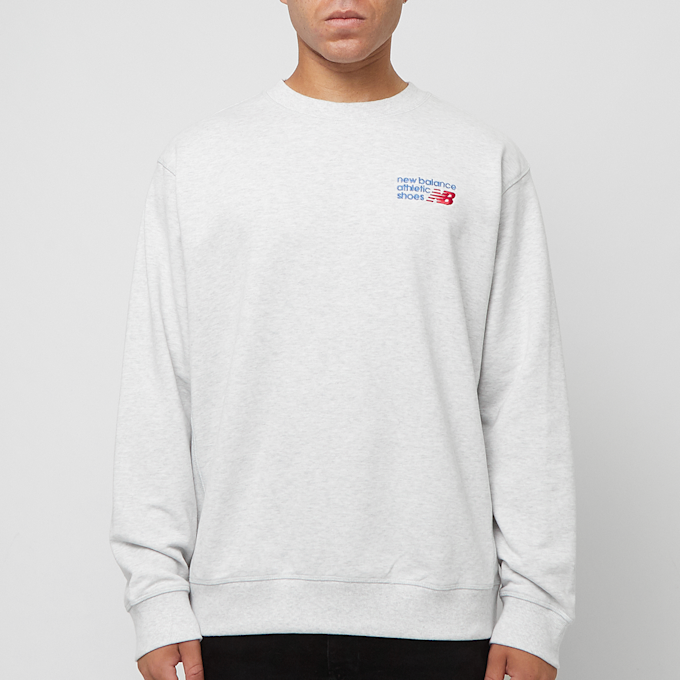 New Balance Athletics Relaxed Premium Logo Crew grey 88286 2