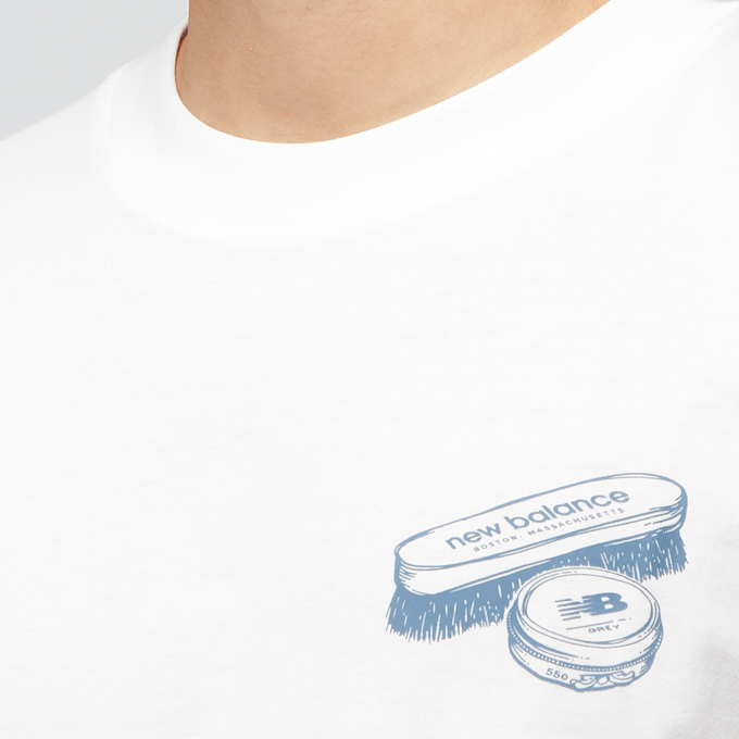 New Balance Shine T-Shirt weiß 88287 5