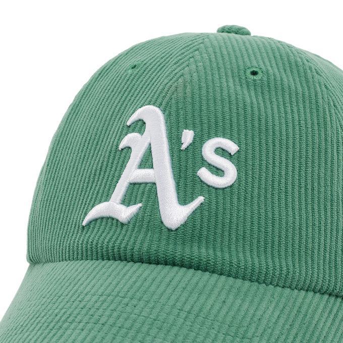 '47 MLB Oakland Athletics Wide Cord '47 Clean Up Cap vert 85351 4
