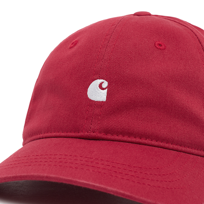 Carhartt WIP Madison Logo Cap rouge 90040 4