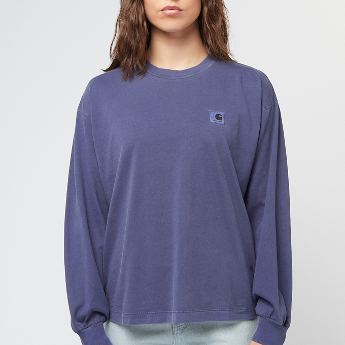 Carhartt WIP Wmns Nelson Longsleeve purple 85363 2