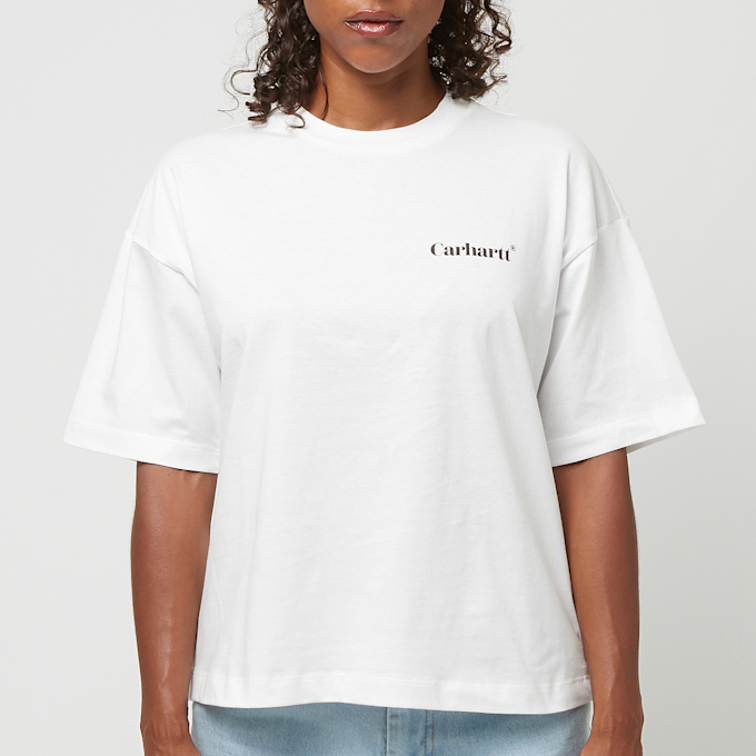 Carhartt WIP Wmns S/S Fold Leo T-Shirt white 87114 2