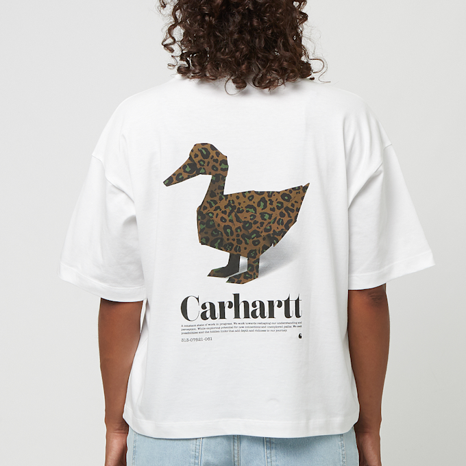 Carhartt WIP Wmns S/S Fold Leo T-Shirt white 87114 4