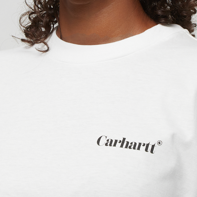Carhartt WIP Wmns S/S Fold Leo T-Shirt white 87114 5