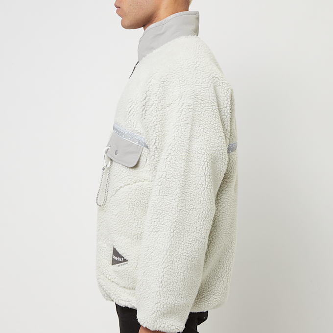 Gramicci x And Wander JQ Tape Fleece Jacket grau 87143 3
