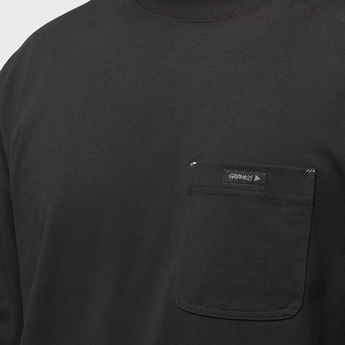 Gramicci x And Wander Backprint L/S Tee schwarz 90547 5