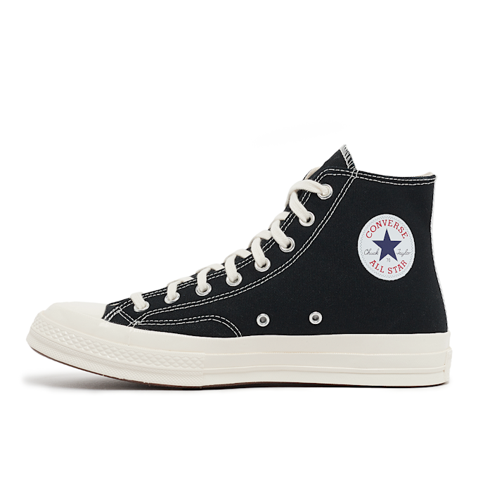 Comme des Garcons Play Small Red Heart Chuck Taylor All Star '70 Hi schwarz 87159 3