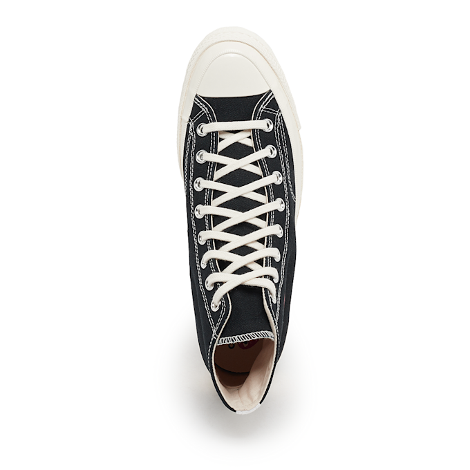Comme des Garcons Play Small Red Heart Chuck Taylor All Star '70 Hi schwarz 87159 4