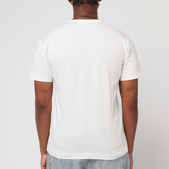Comme des Garcons Play Black Heart T-Shirt White weiß 87587 4