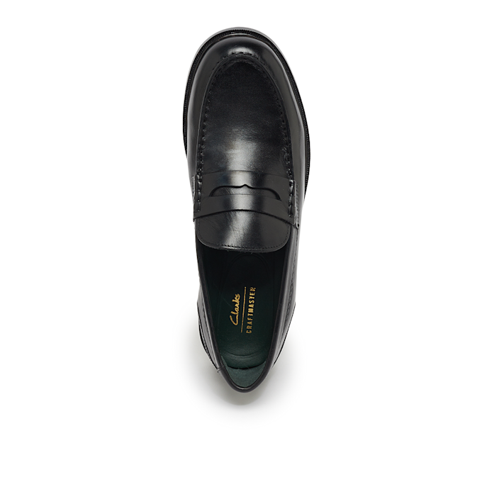 Clarks Craft James Low Loafer zwart 85444 4