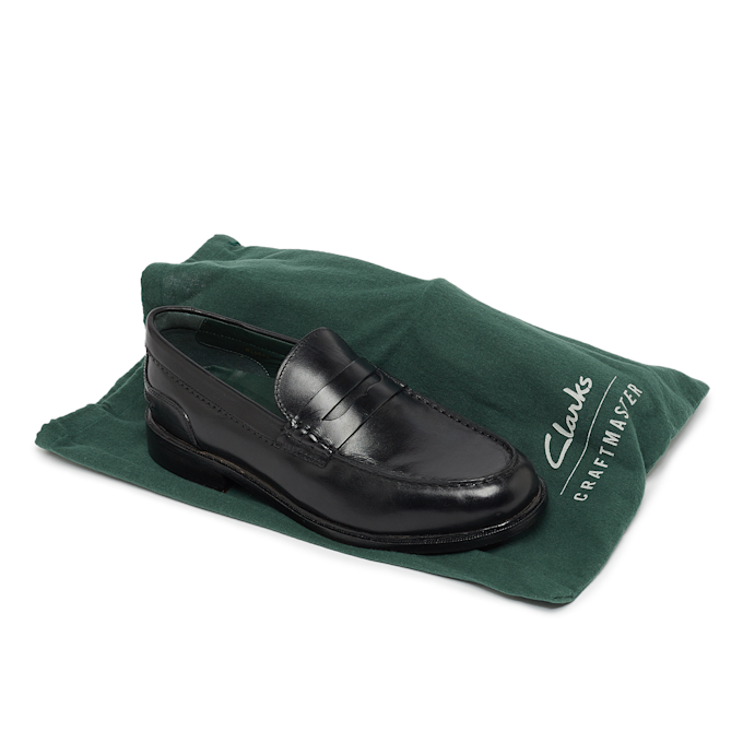 Clarks Craft James Low Loafer zwart 85444 8