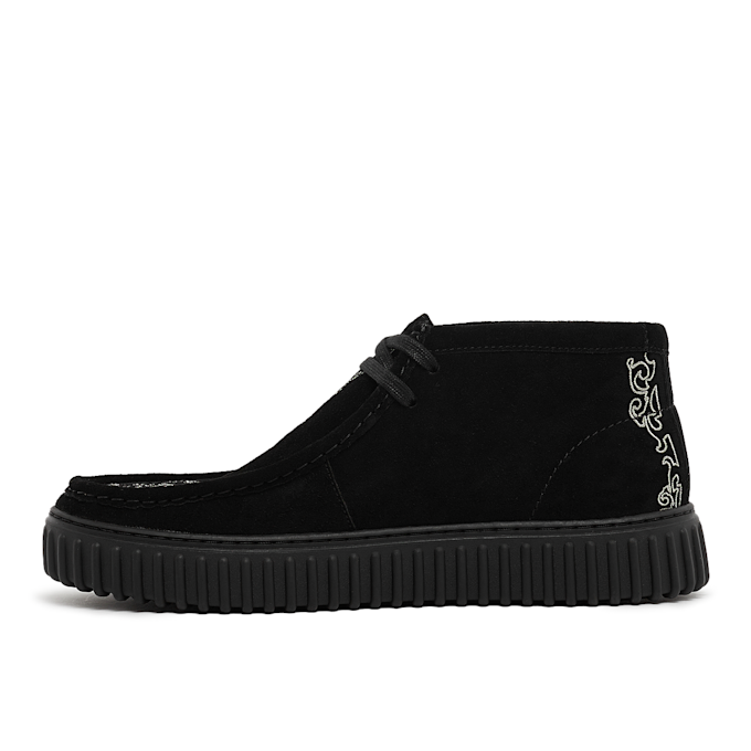 Clarks x PLEASURES Torhill Woven noir 85452 3