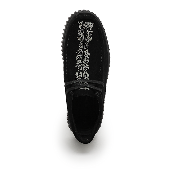Clarks x PLEASURES Torhill Woven noir 85452 4