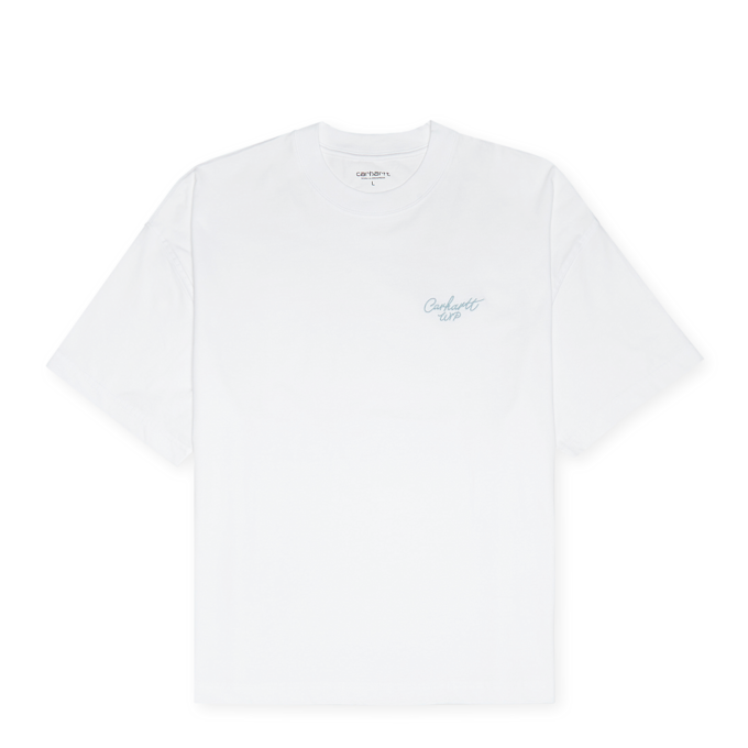 Carhartt WIP S/S Signature Script T-Shirt wit 85468 1