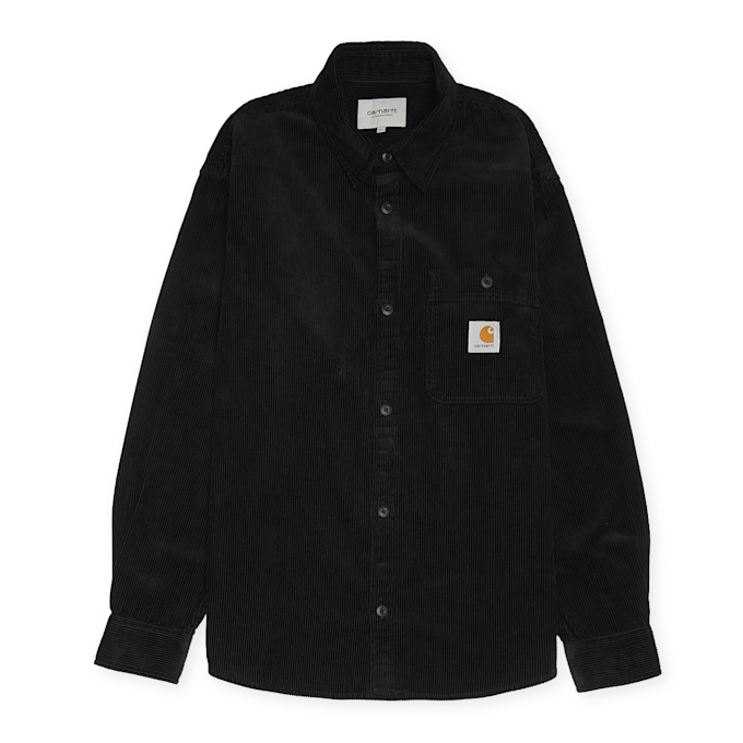 Carhartt WIP L/S Flint Shirt zwart 88369 1