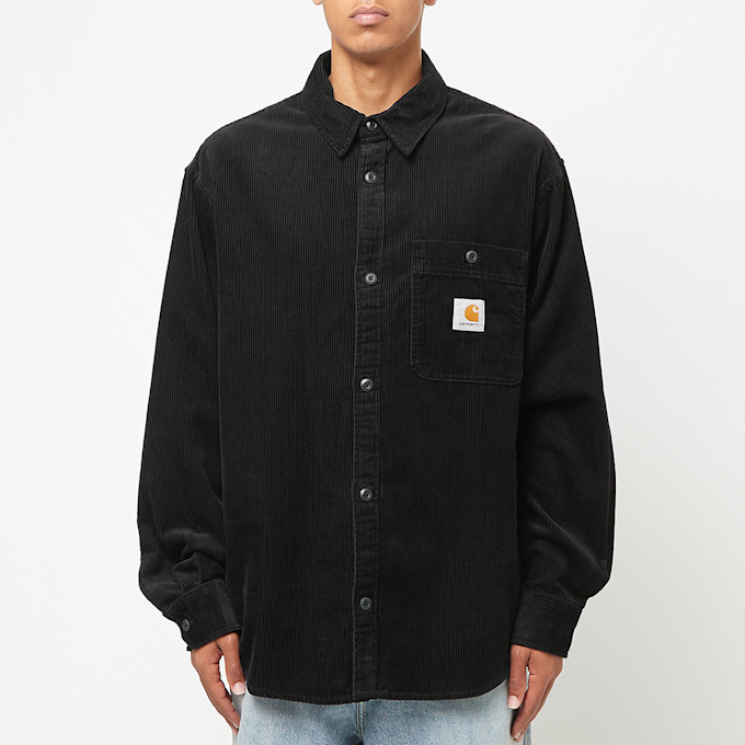 Carhartt WIP L/S Flint Shirt zwart 88369 2