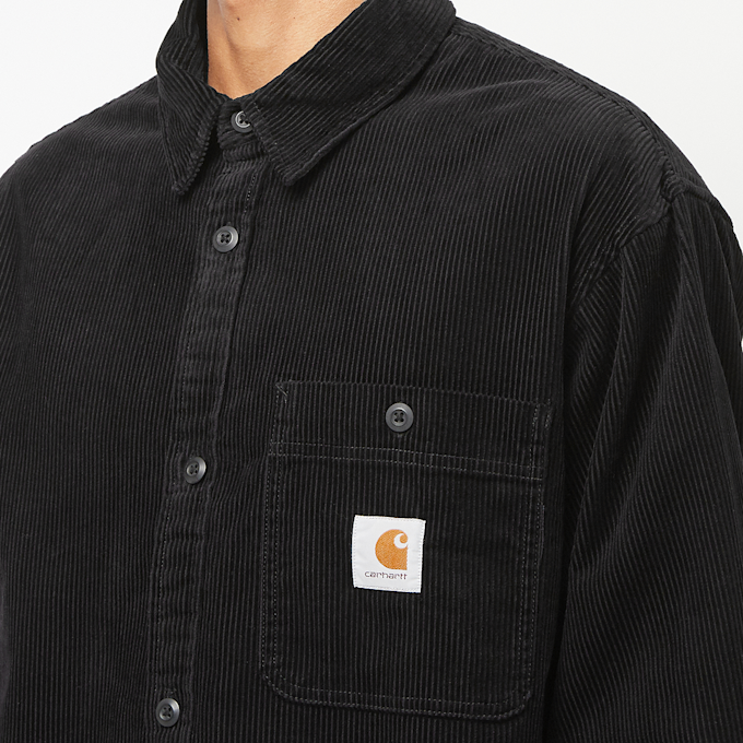 Carhartt WIP L/S Flint Shirt zwart 88369 5