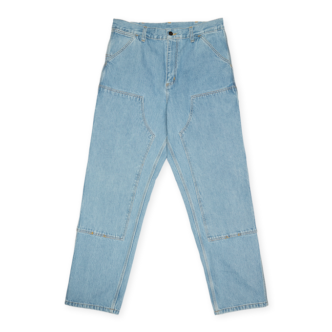 Carhartt WIP Double Knee Pant blauw 87186 1