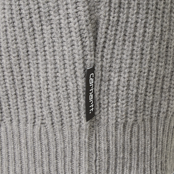 Carhartt WIP Marlon Half Zip Sweater gris 89685 6