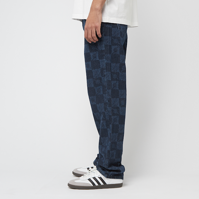 Daily Paper Kibo Check Jacquard Jeans blauw 85485 3