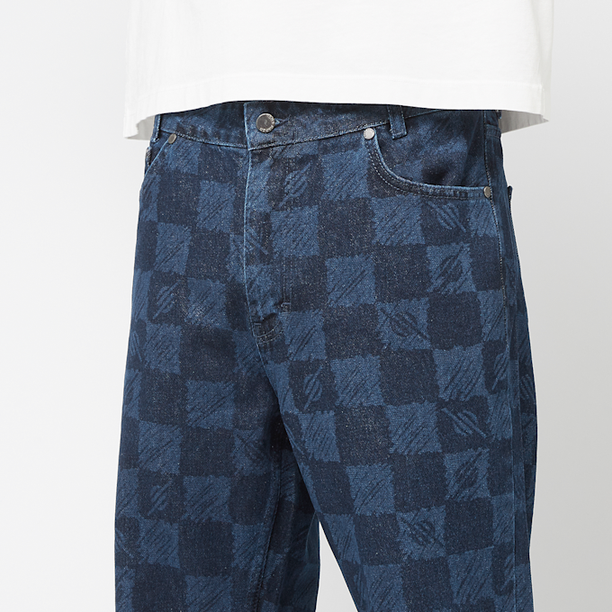 Daily Paper Kibo Check Jacquard Jeans bleu 85485 5