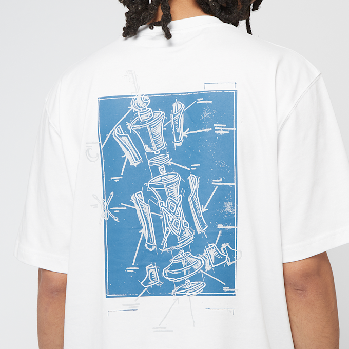 Daily Paper Blueprint T-Shirt wit 90053 6