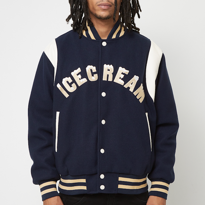 ICECREAM Drip Varsity Jacket blauw 88382 2