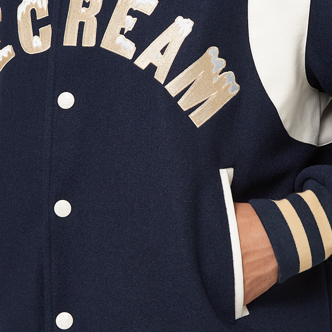 ICECREAM Drip Varsity Jacket blauw 88382 5