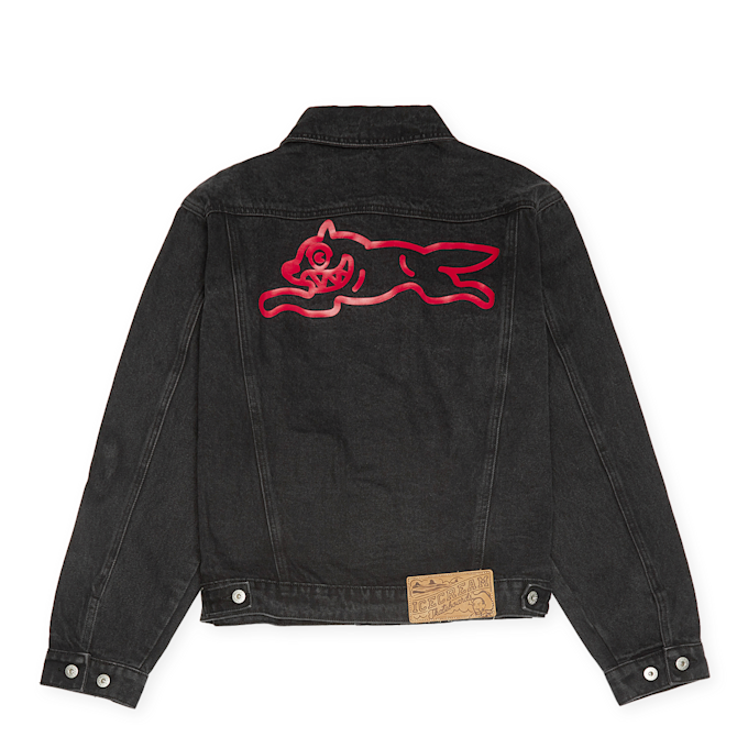 ICECREAM Running Dog Denim Trucker Jacket noir 88383 1