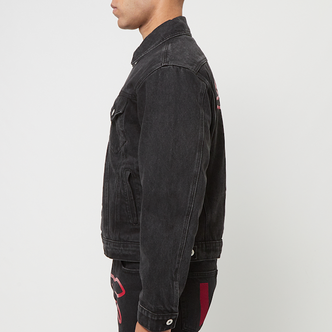 ICECREAM Running Dog Denim Trucker Jacket noir 88383 3