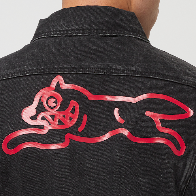 ICECREAM Running Dog Denim Trucker Jacket noir 88383 6