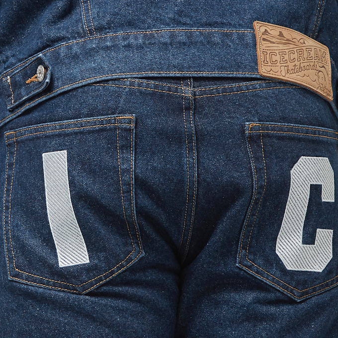 ICECREAM Running Dog Denim Pant blau 89174 7