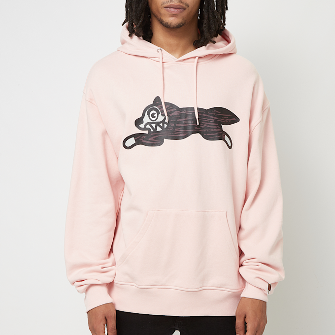 ICECREAM Woodgrain Running Dog Popover Hoodie light pink 88384 2