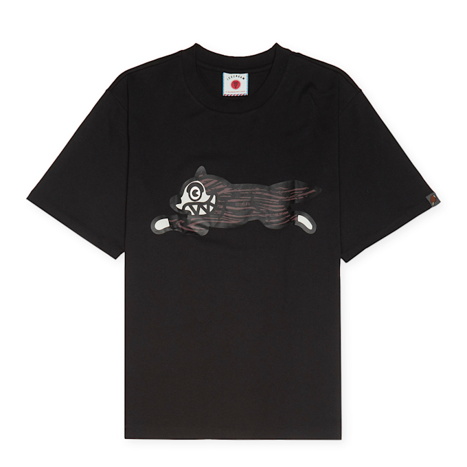 ICECREAM Woodgrain Running Dog T-Shirt black 90354 1