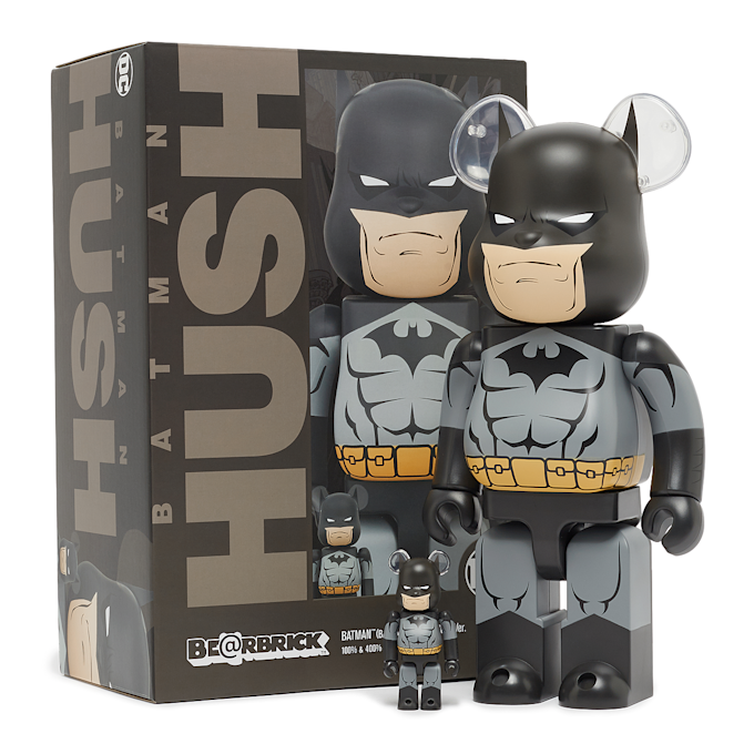 Medicom Bearbrick Batman (Batman Hush Black Vers.) 100% & 400% multicolor 91035 4