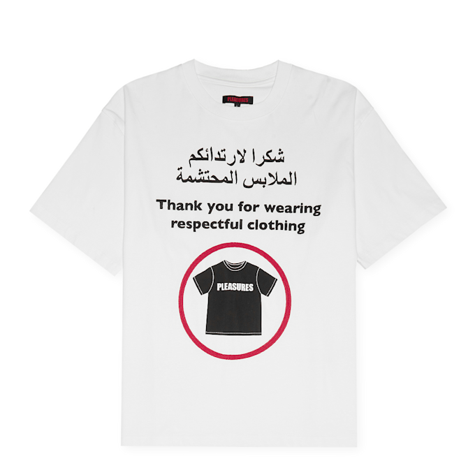 Pleasures Respect Heavyweight Shirt weiß 87217 1