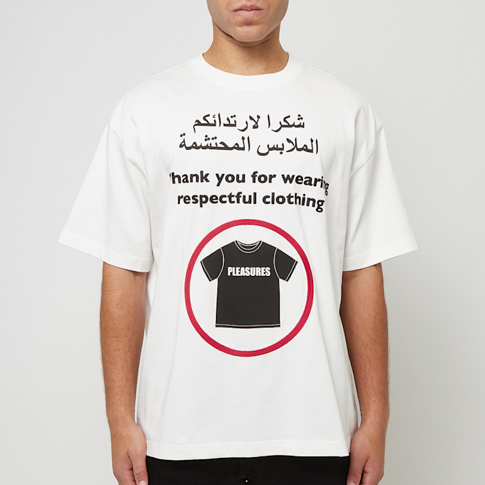 Pleasures Respect Heavyweight Shirt weiß 87217 2