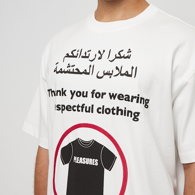 Pleasures Respect Heavyweight Shirt weiß 87217 5