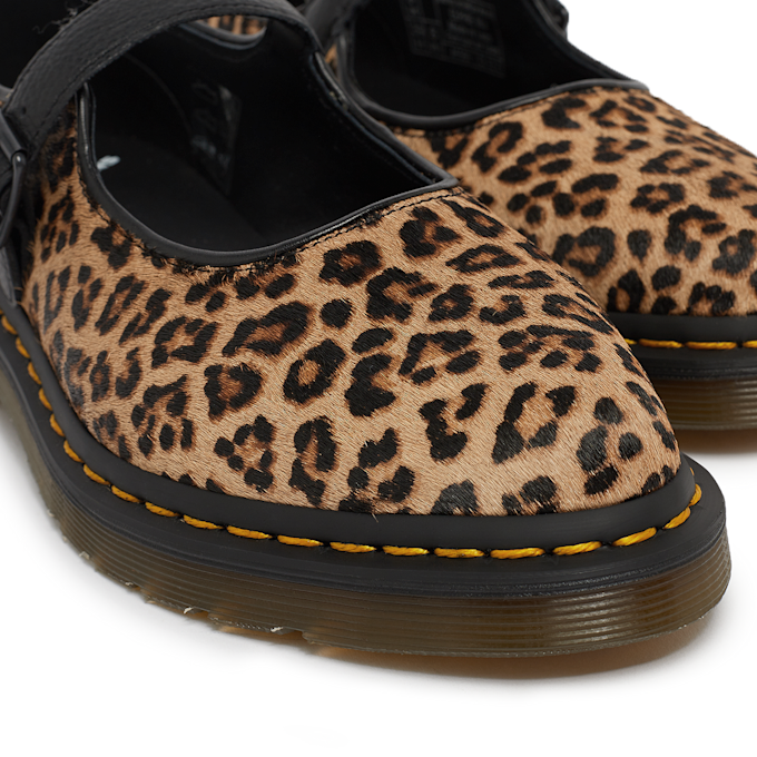Dr. Martens Wmns Elphie Mary Jane "Leopard Print" brun 88406 5