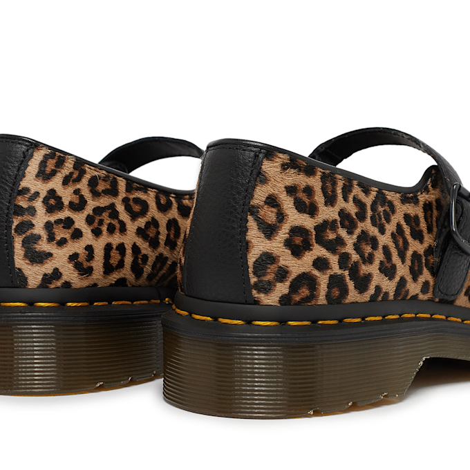 Dr. Martens Wmns Elphie Mary Jane "Leopard Print" brun 88406 6