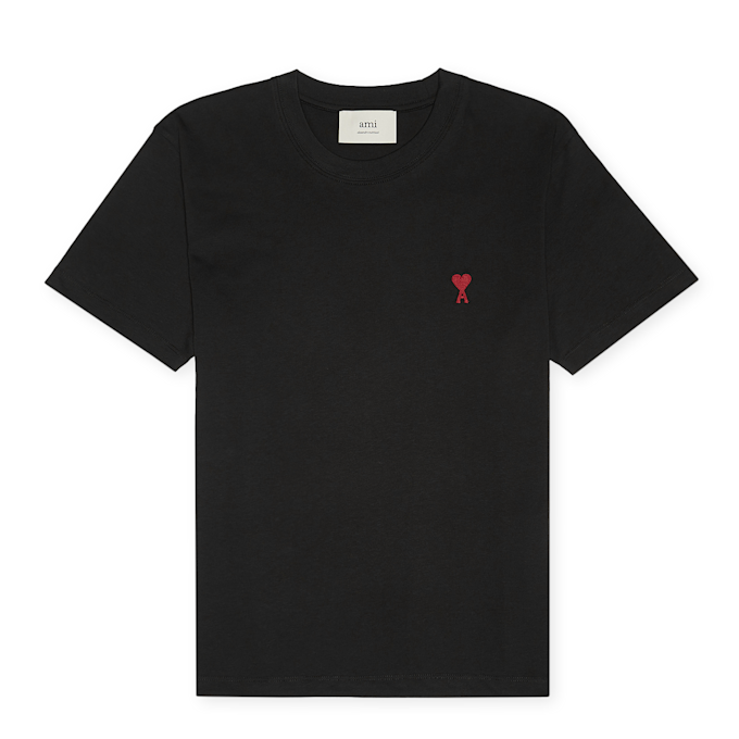 AMI PARIS T-Shirt Classic Red black 88647 1