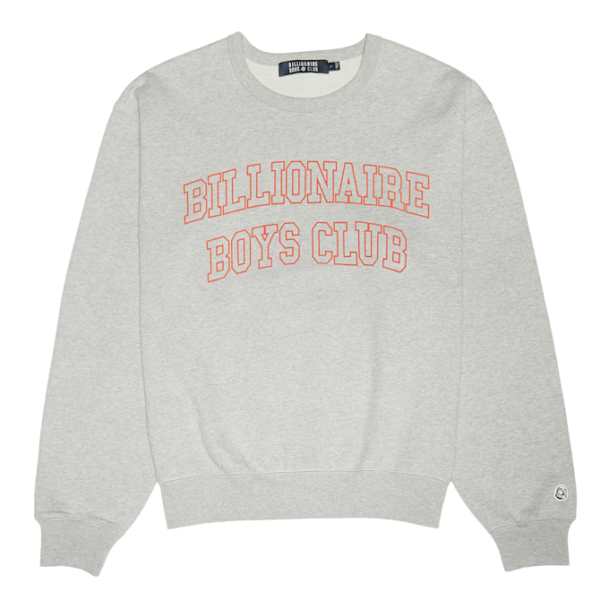 Billionaire Boys Club College Logo Crewneck gris 88740 1