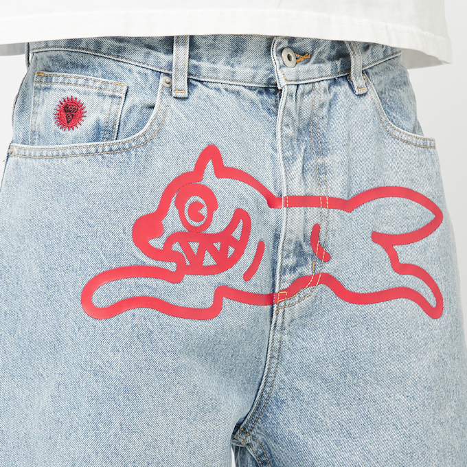 ICECREAM Running Dog Denim Shorts blau 87728 6