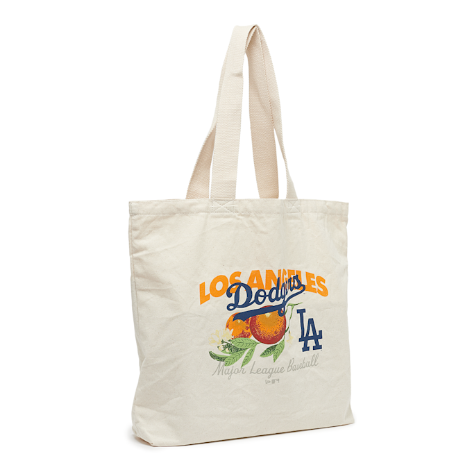 New Era LA Dodgers MLB Fruit Canvas Tote Bag beige 90155 2