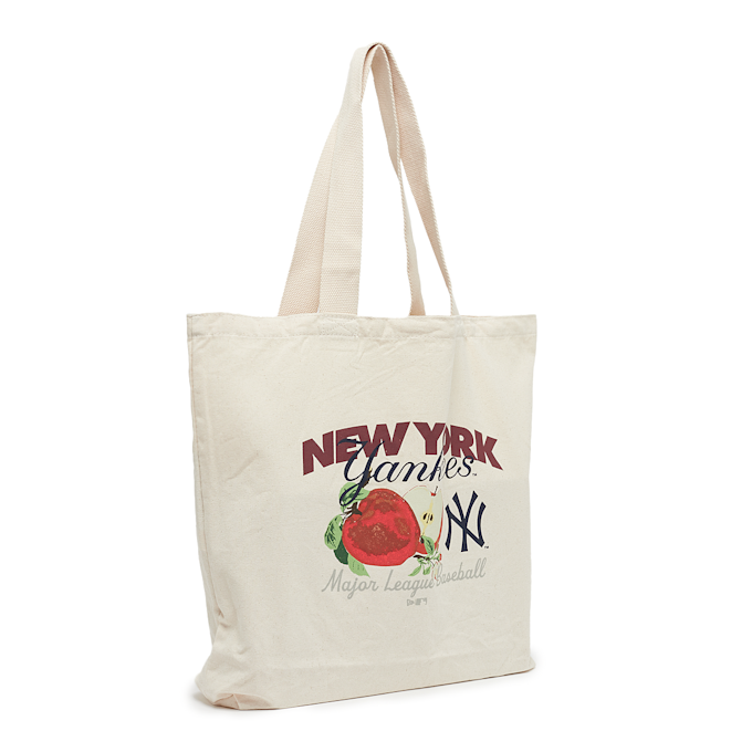 New Era New York Yankees MLB Fruit Canvas Tote Bag beige 90154 2