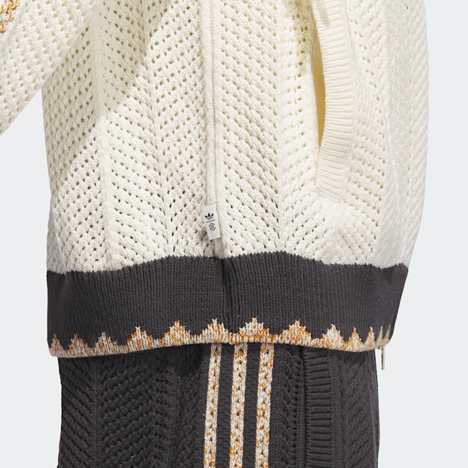 adidas Originals x Clot Superstar Knit Zipped Track Top beige 86351 5
